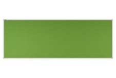 Stolový paraván EKONOMIK ekoTAB, oblý roh, 180x65 cm, jarný zelený