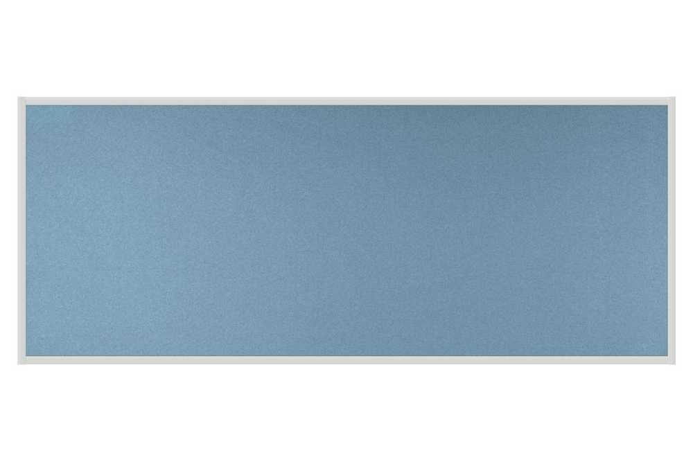 Stolový paraván EKONOMIK ekoTAB, ostrý roh, 160x65 cm, svetlo modrý