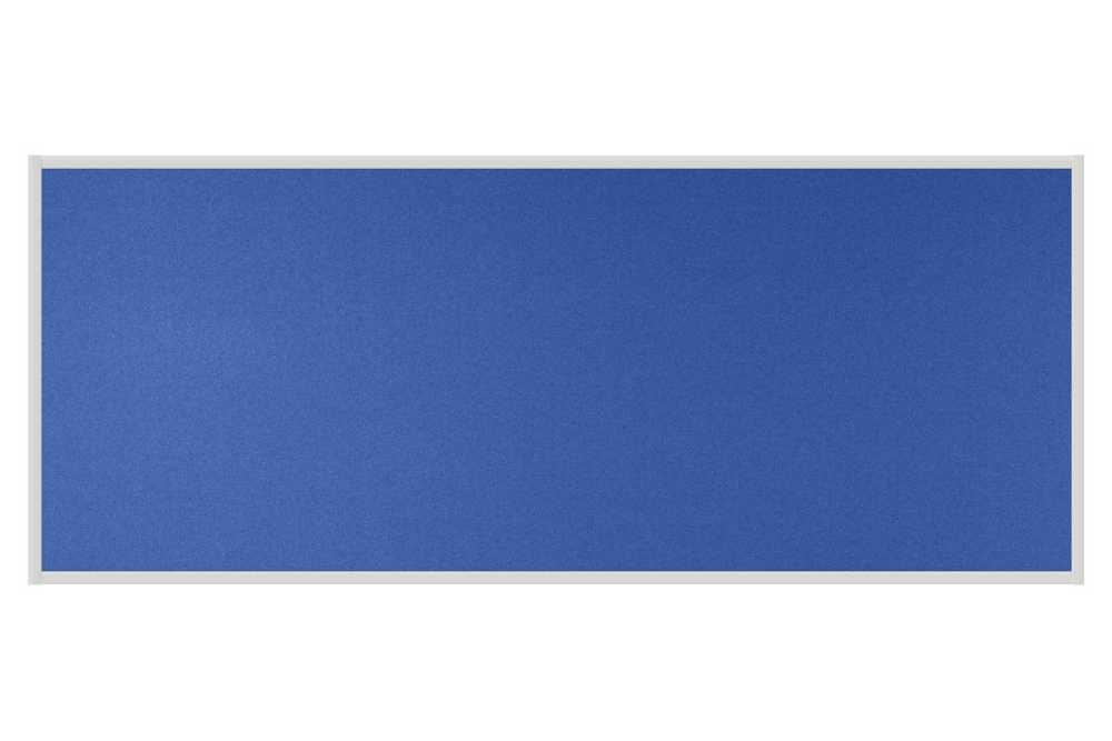 Stolový paraván EKONOMIK ekoTAB, ostrý roh, 160x65 cm, kráľovsky modrý