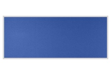 Stolový paraván EKONOMIK ekoTAB, ostrý roh, 160x65 cm, kráľovsky modrý
