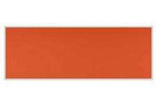 Stolový paraván EKONOMIK ekoTAB, ostrý roh, 180x65 cm, oranžový