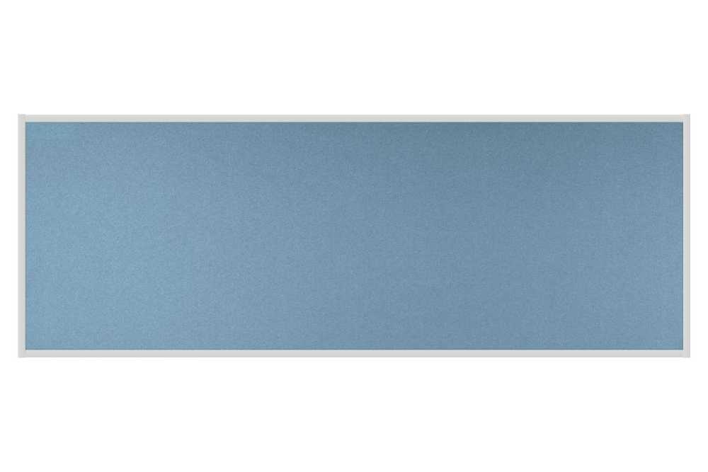 Stolový paraván EKONOMIK ekoTAB, ostrý roh, 180x65 cm, svetlo modrý