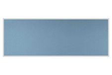 Stolový paraván EKONOMIK ekoTAB, ostrý roh, 180x65 cm, svetlo modrý