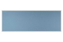Stolový paraván EKONOMIK ekoTAB, ostrý roh, 180x65 cm, svetlo modrý