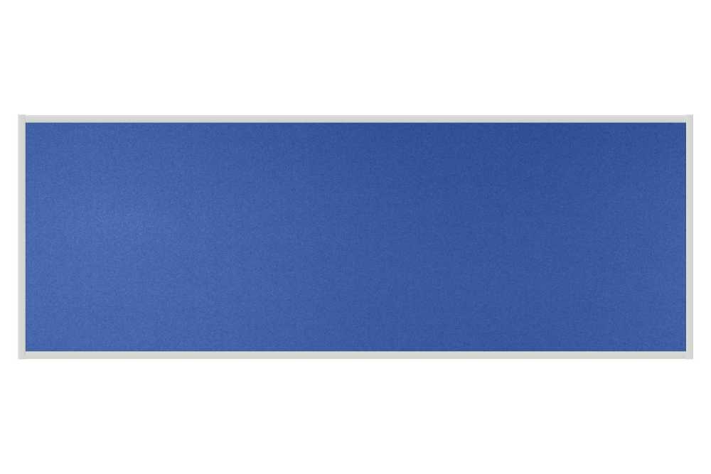 Stolový paraván EKONOMIK ekoTAB, ostrý roh, 180x65 cm, kráľovsky modrý
