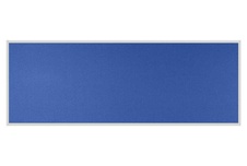 Stolový paraván EKONOMIK ekoTAB, ostrý roh, 180x65 cm, kráľovsky modrý