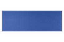 Stolový paraván EKONOMIK ekoTAB, ostrý roh, 180x65 cm, kráľovsky modrý