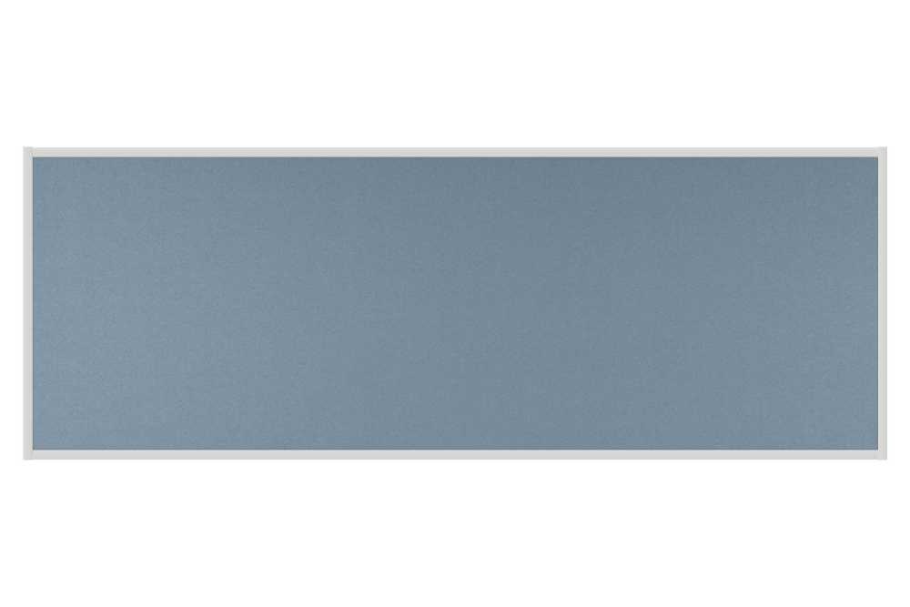 Stolový paraván EKONOMIK ekoTAB, ostrý roh, 180x65 cm, tmavo šedý