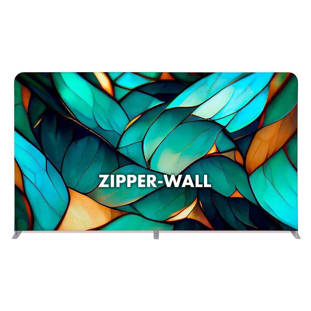 Reklamná stena Zipper-Wall Straight Basic 400x230 cm, jednostranná tlač