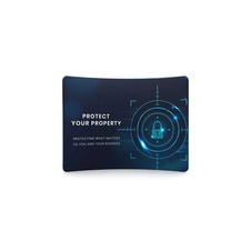 Reklamná zaoblená stena Zipper-Wall Curved Basic 300x230 cm, jednostranná tlač