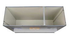 Zostava košov na triedený odpad Eko Station 3x60l, šedá - 5