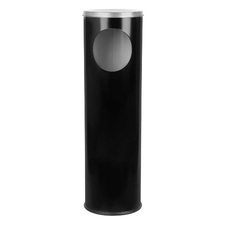 Odpadkový kôš s popolníkom Cigarette Pillar 15l, čierna - 3