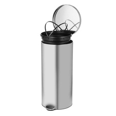 Pedálový kôš Soft-Close Freedom Fresh 30l, matná nerez oceľ - 5