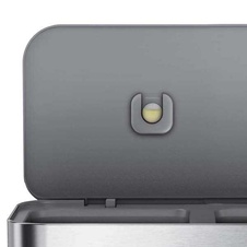 Pedálový odpadkový kôš Simplehuman na triedený odpad 58l, matný nerez - 10
