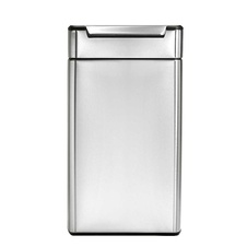 Dotykový hranatý odpadkový kôš Simplehuman 40l, matný nerez - 1