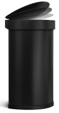 Bezdotykový polguľatý odpadkový kôš Simplehuman 45l, čierna - 2