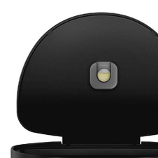Bezdotykový polguľatý odpadkový kôš Simplehuman 45l, čierna - 5