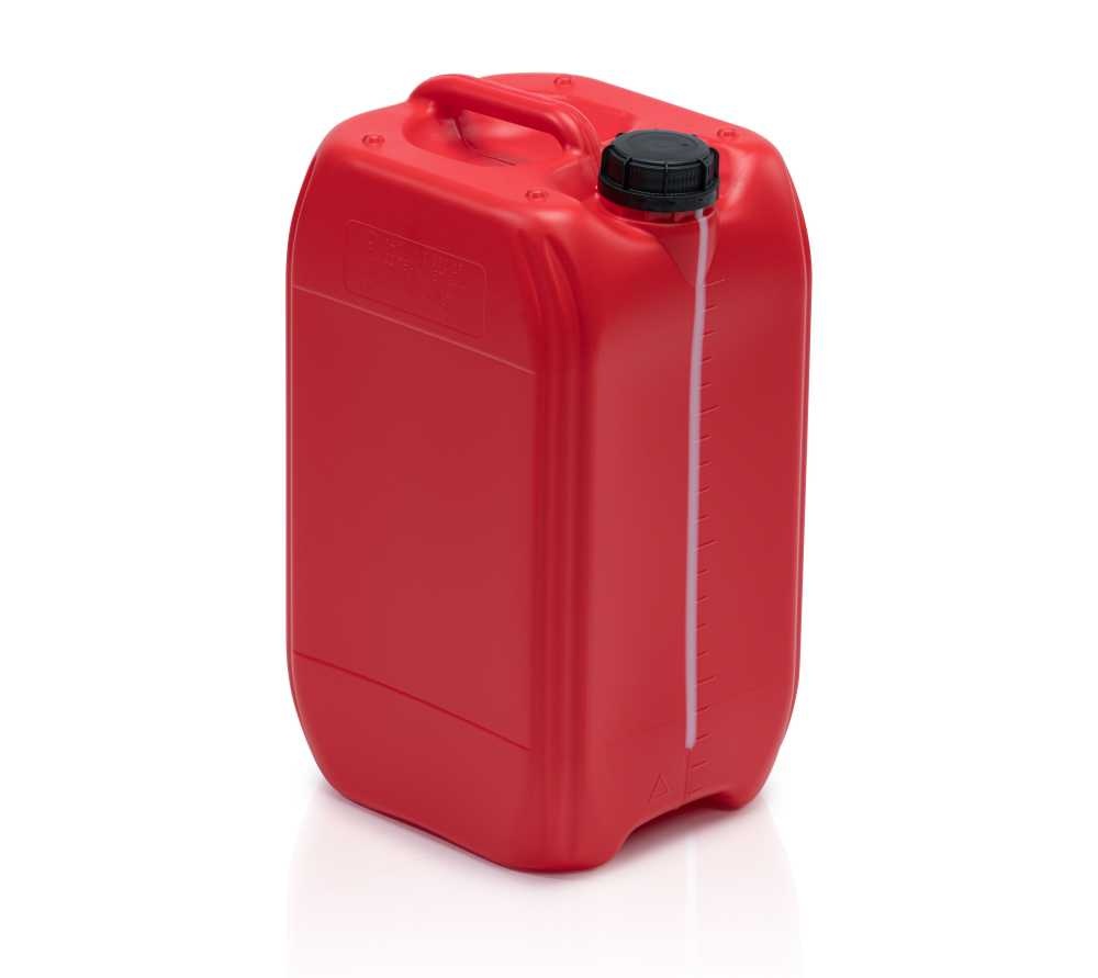 Plastový kanister 20 l UN, červená