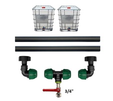 Prepojovacia sada s kohútom na dva IBC kontajnery - 1