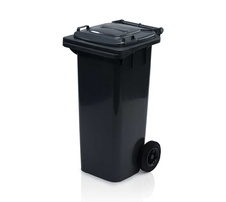Plastová popolnica 80l, čierna