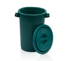 Sud 75l na dažďovú vodu vrátane veka, recyklovaný plast, zelená - 1