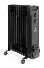Olejový radiátor G21 Merapi čierna, 11 rebier, 2500 W