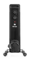 Olejový radiátor G21 Merapi čierna, 11 rebier, 2500 W - 2