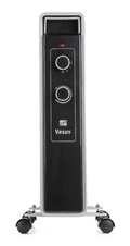 Olejový radiátor G21 Vesuv biela, 9 rebier, 2000 W - 2