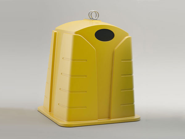 Polyetylénový kontajner na plasty, 1500 l
