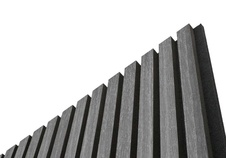 Akustický panel G21, 270x60, 5x2,1 cm, tmavo šedý dub - 4