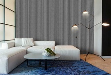 Akustický panel G21, 270x60, 5x2,1 cm, tmavo šedý dub - 6