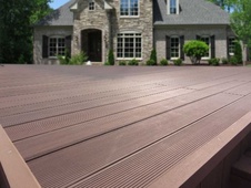 Terasová doska G21, 2,5x14,8x300 cm, Dark Wood WPC - 9