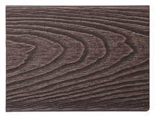 Terasová doska G21, 2,5x14,8x400 cm, Dark Wood WPC s okrúhlymi výrezmi - 3