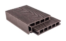 Terasová doska G21, 2,5x14,8x400 cm, Dark Wood WPC - 5