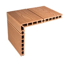 Terasová doska G21, 2,5x14,8x400 cm, Light Wood WPC - 6