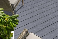 Terasová doska G21, 2,5x14,8x400 cm, Silver Wood WPC s okrúhlymi výrezmi - 6