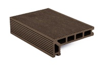 Terasová doska zakončovacia G21, 2,5x14x400 cm, Indický teak WPC