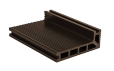 Terasová doska zakončovacia G21, 2,5x14x400 cm, Indický teak WPC - 1