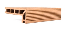 Terasová doska zakončovacia G21, 2,5x14x400 cm, Light Wood WPC - 3