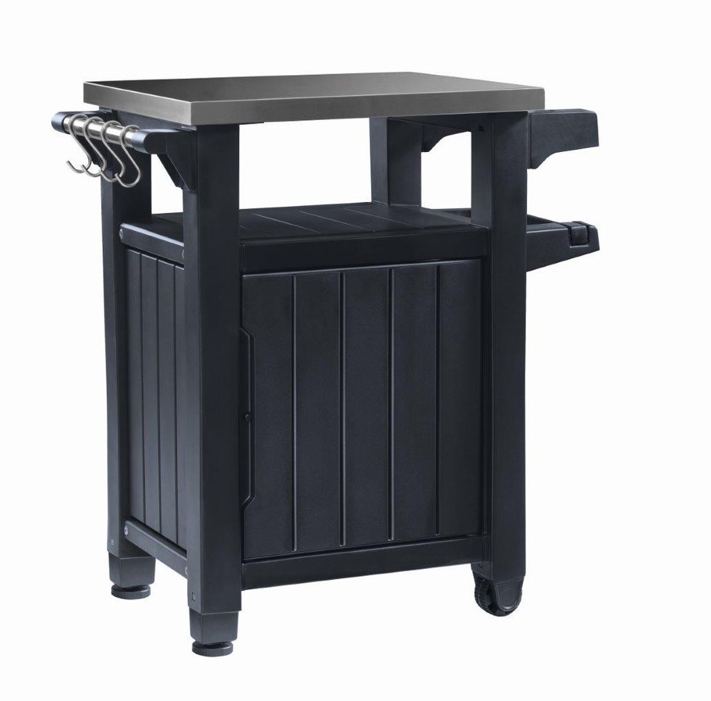 Grilovací stolík Keter UNITY 105l, grafit