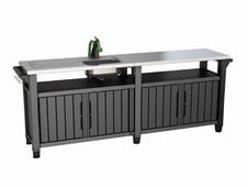 Grilovací stolík Keter UNITY Chef 415l, grafit