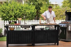 Grilovací stolík Keter UNITY Chef 415l, grafit - 1