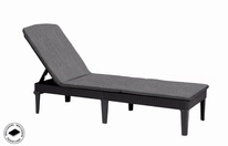 Lehátko Keter Jaipur s polstrom, grafit