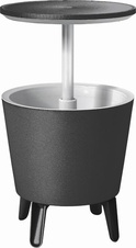 Záhradný stolík Keter Cool Bar, antracit-biela
