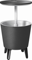 Záhradný stolík Keter Cool Bar, antracit-biela