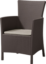 Záhradné kreslo Keter Iowa, hneda