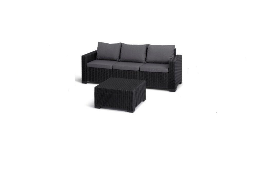 Záhradný set Keter California 3+1, grafit