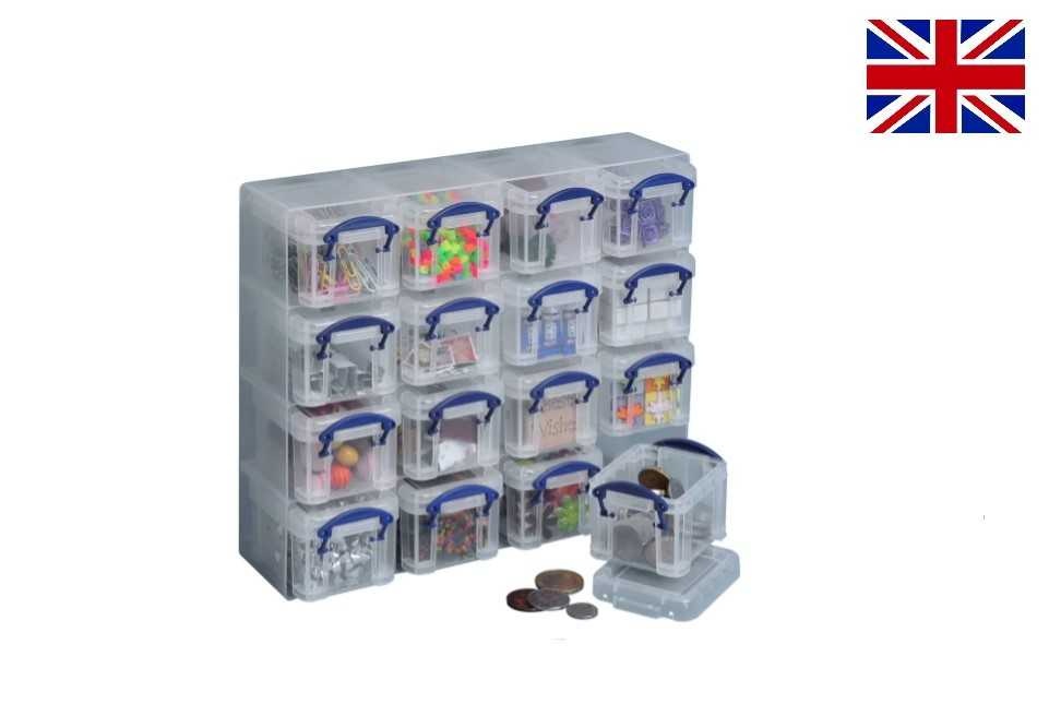 Plastový organizér Really Useful s transparentnými boxmi