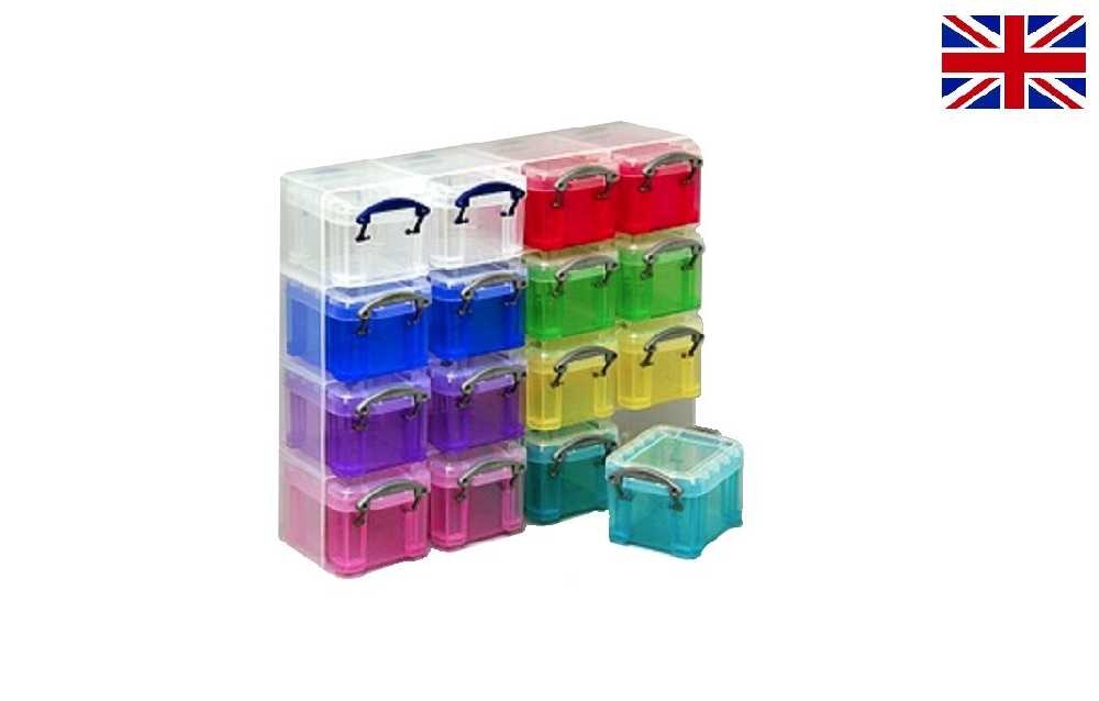 Plastový organizér Really Useful s farebnými boxmi