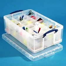 Plastový delič Really Useful so 16 priehradkami - 2